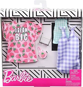 Amazon.co.jp: バービー(Barbie) ファッション2パック チェック